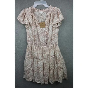 Blu Pepper Silky Tiered Dress-Size Large Jrs.-New w/Tags-Boho